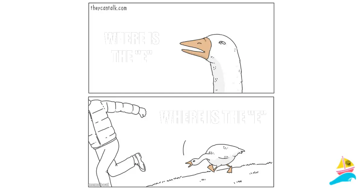 Where is the "E"