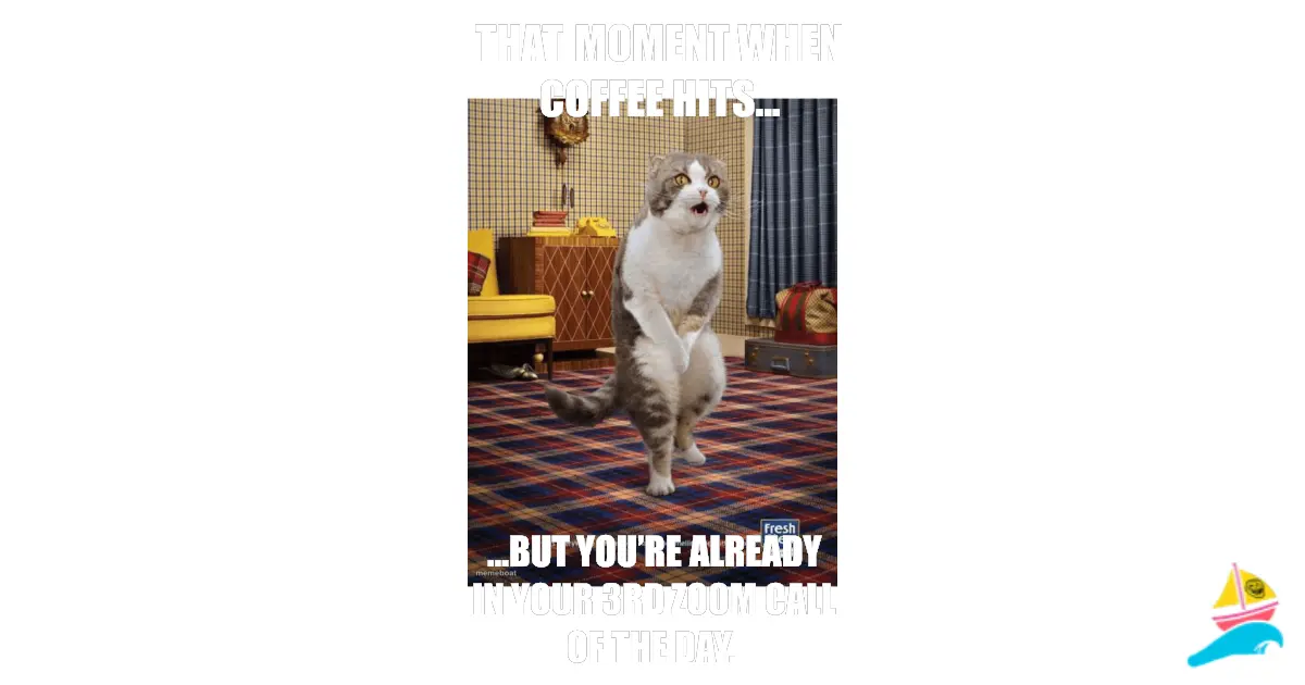 That moment when coffee hits…