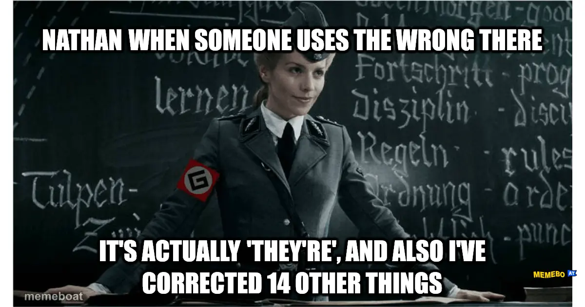Grammar Instructor Chalkboard meme created by the community