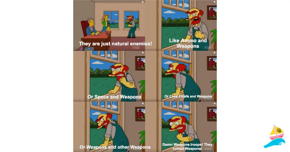 They are just natural enemies!