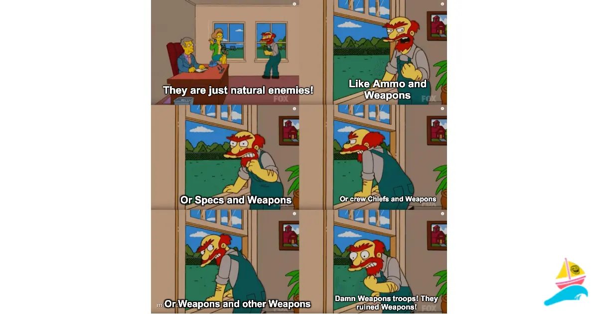 They are just natural enemies!