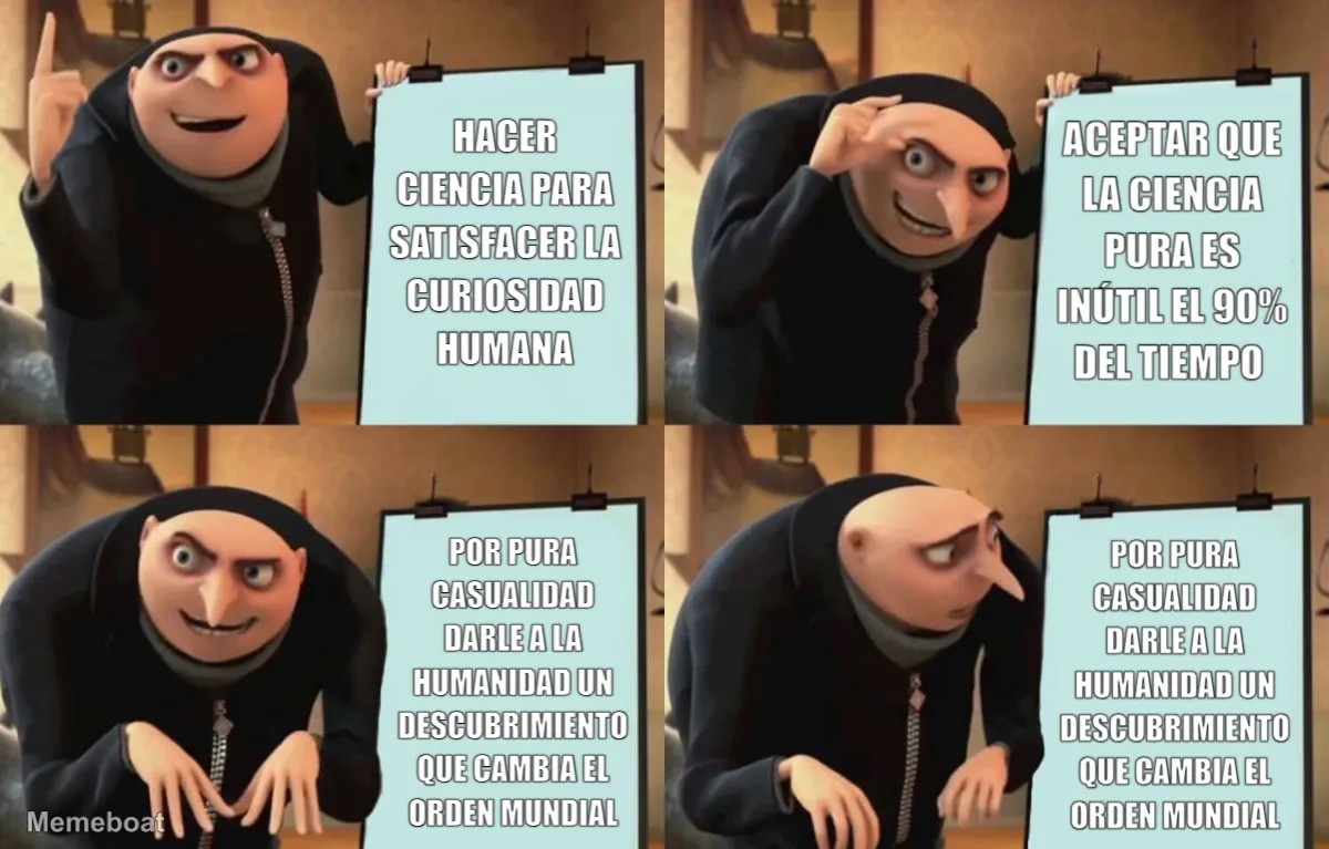hacer ciencia para satisfacer la curiosidad humana