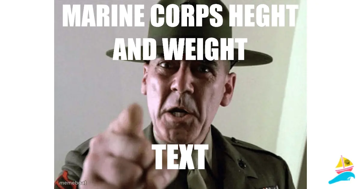 Marine Corps Heght and Weight