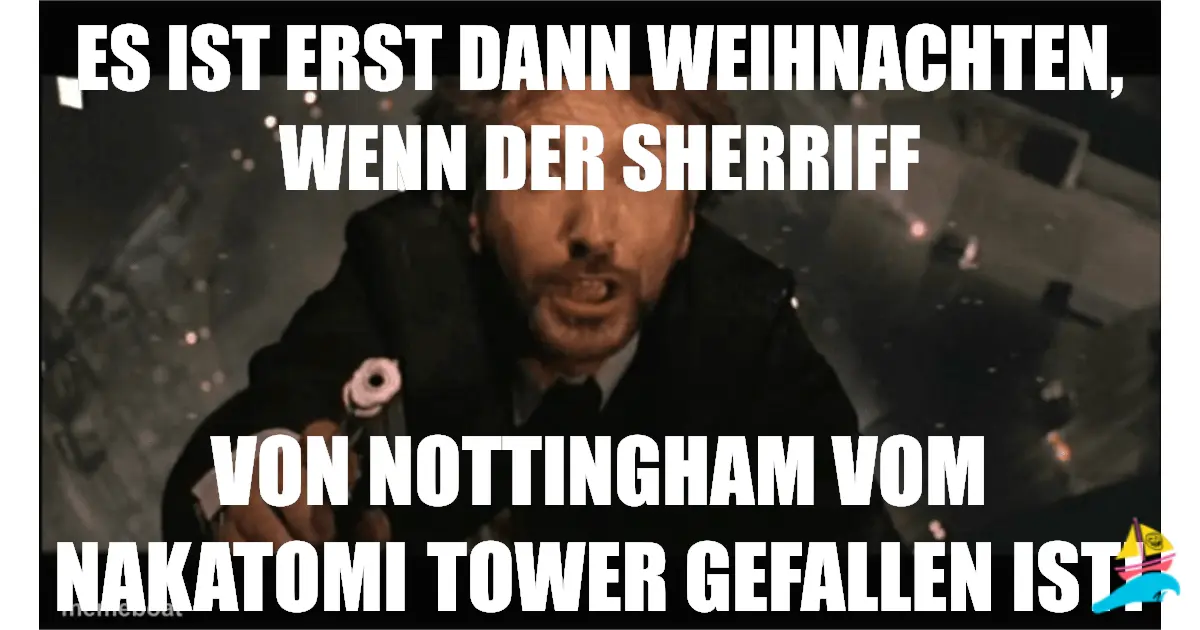 Es ist erst dann Weihnachten, wenn der Sherriff