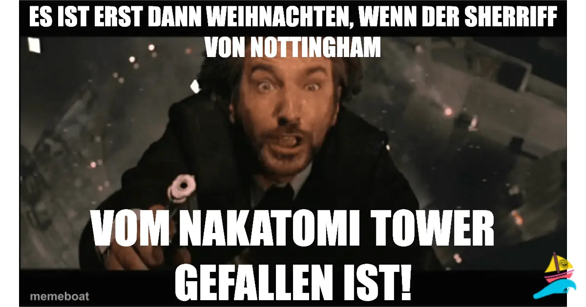 Es ist erst dann Weihnachten, wenn der Sherriff von Notting…