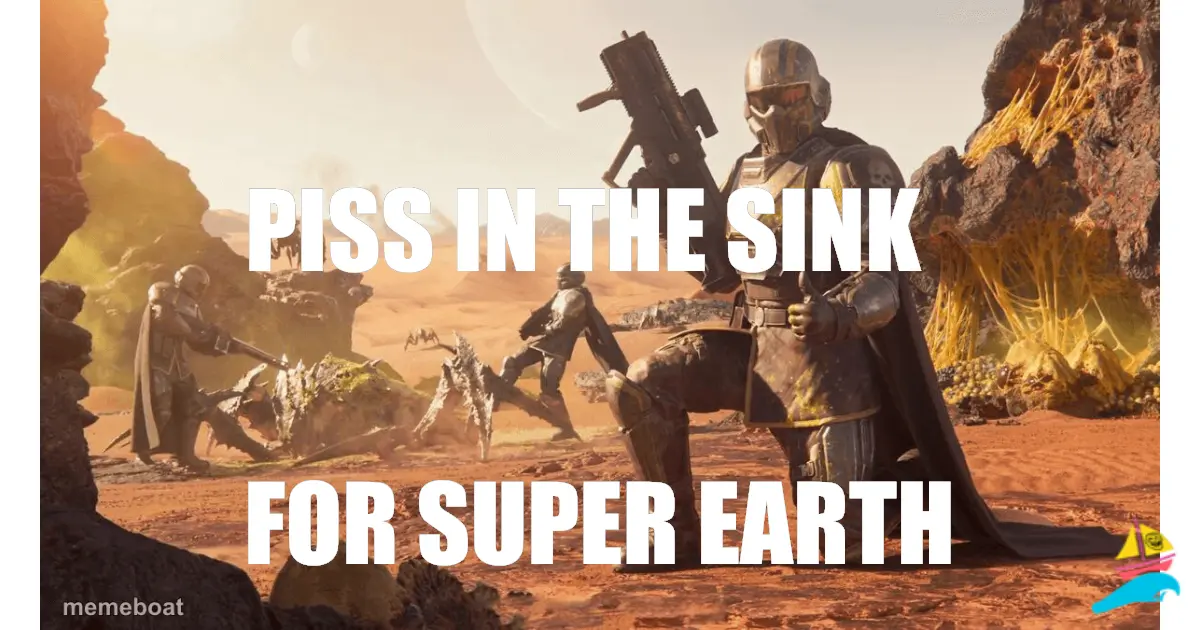 Piss in the sink
