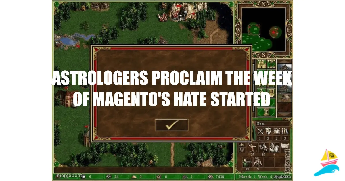 Astrologers proclaim the week of Magento's hate started