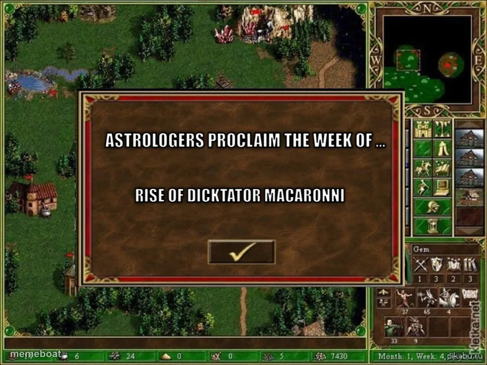 Heroes III: Astrologers proclaim the week of ... meme created by the community