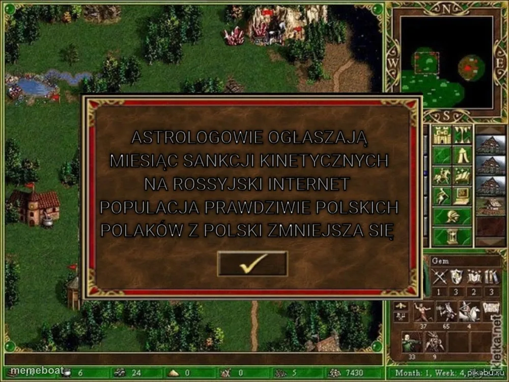 Heroes III: Astrologers proclaim the week of ... meme created by the community