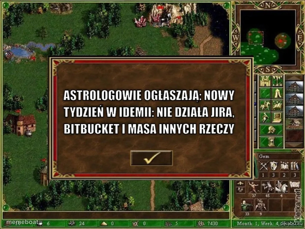 Heroes III: Astrologers proclaim the week of ... meme created by the community