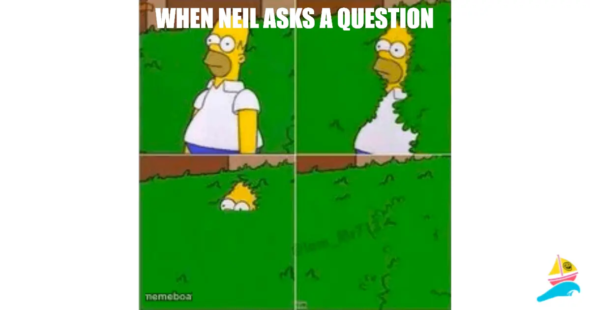 When Neil asks a question