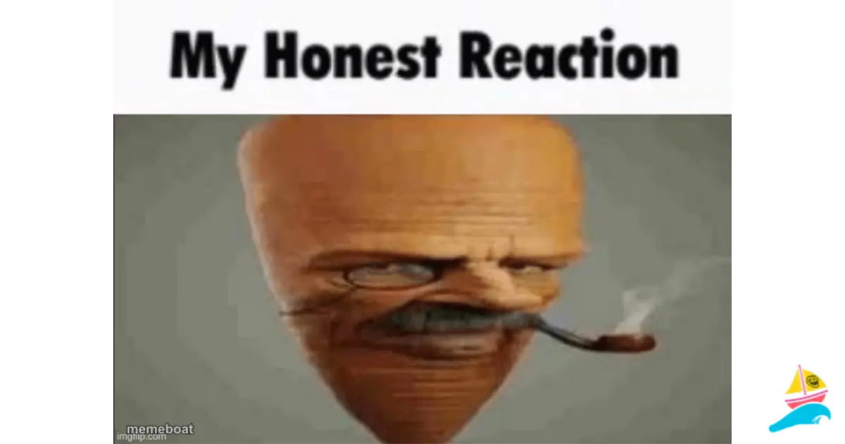 My honest reaction meme