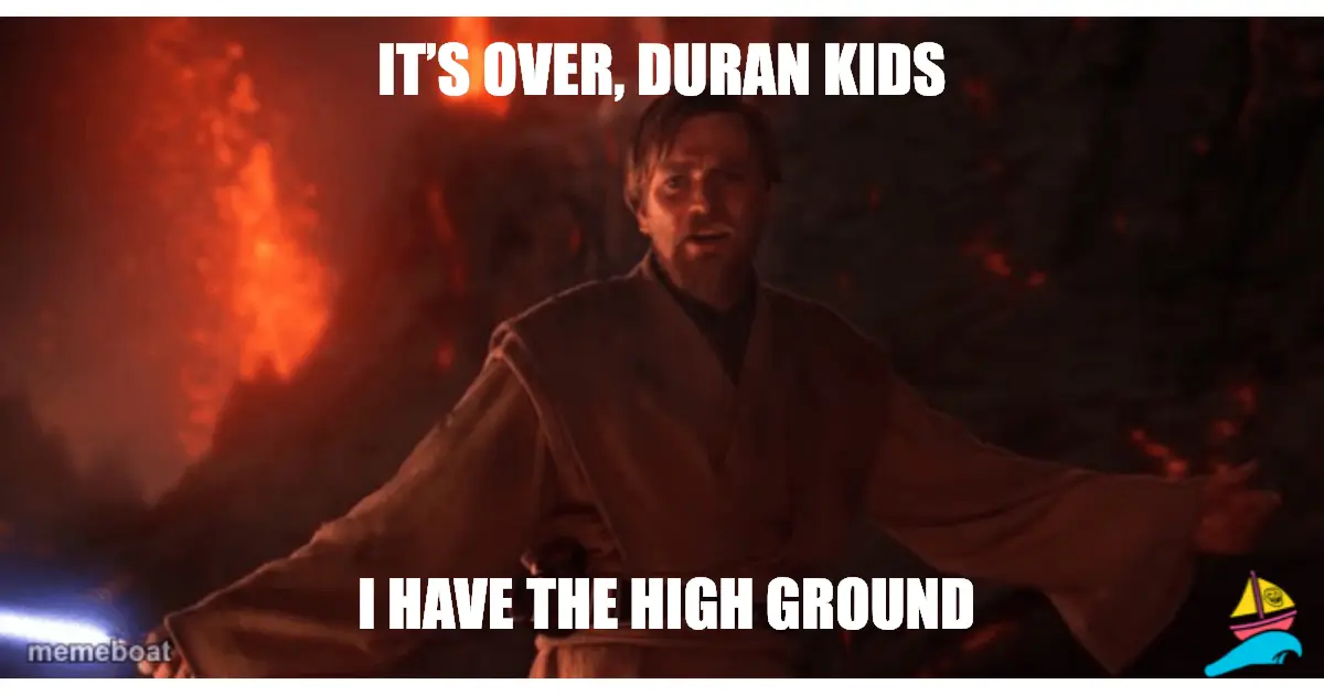 It’s over, duran kids