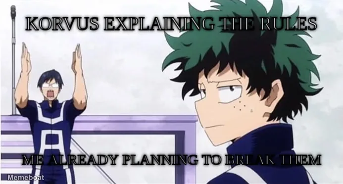 Iida Yelling At Deku meme created by the community