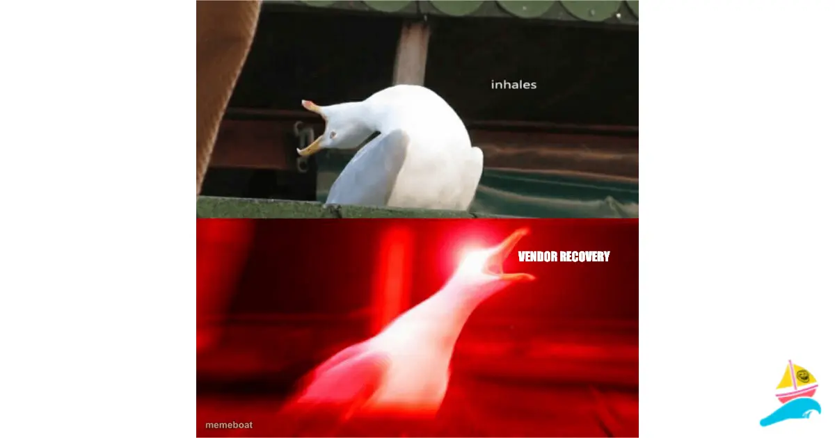 Vendor recovery