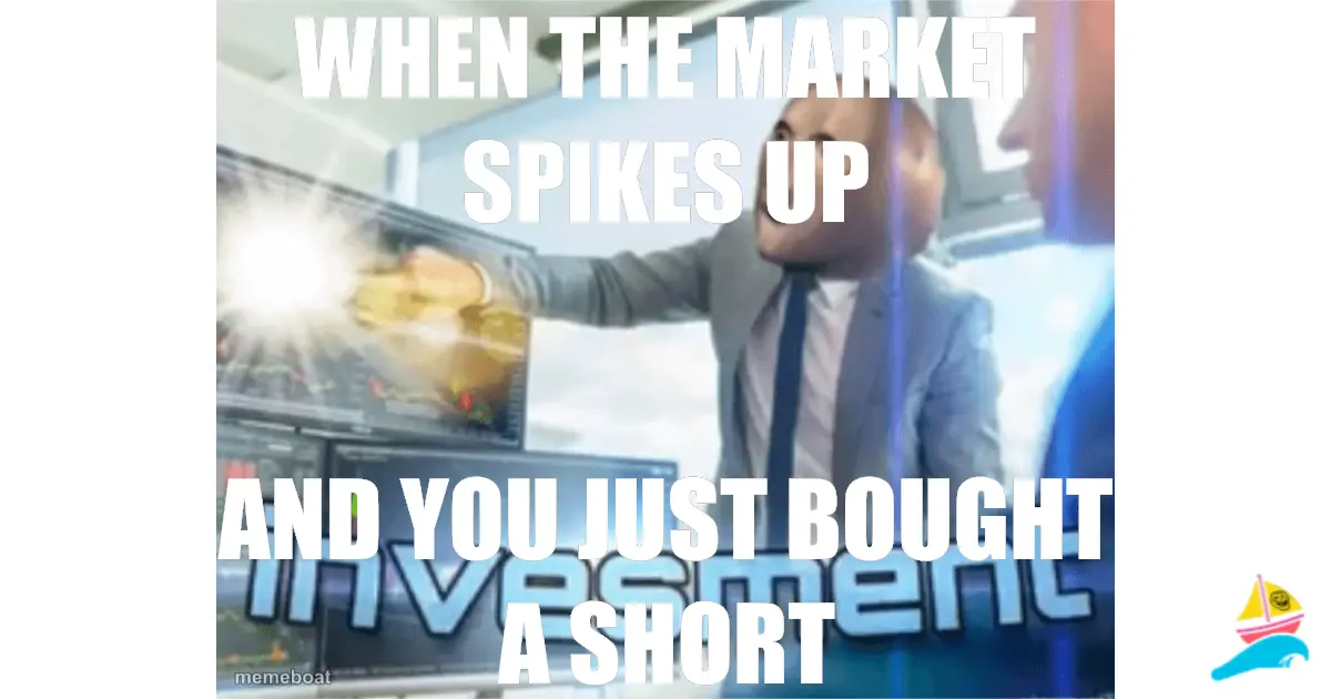 When the market spikes up