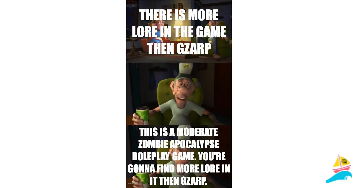 there is more lore in the game then gzarp