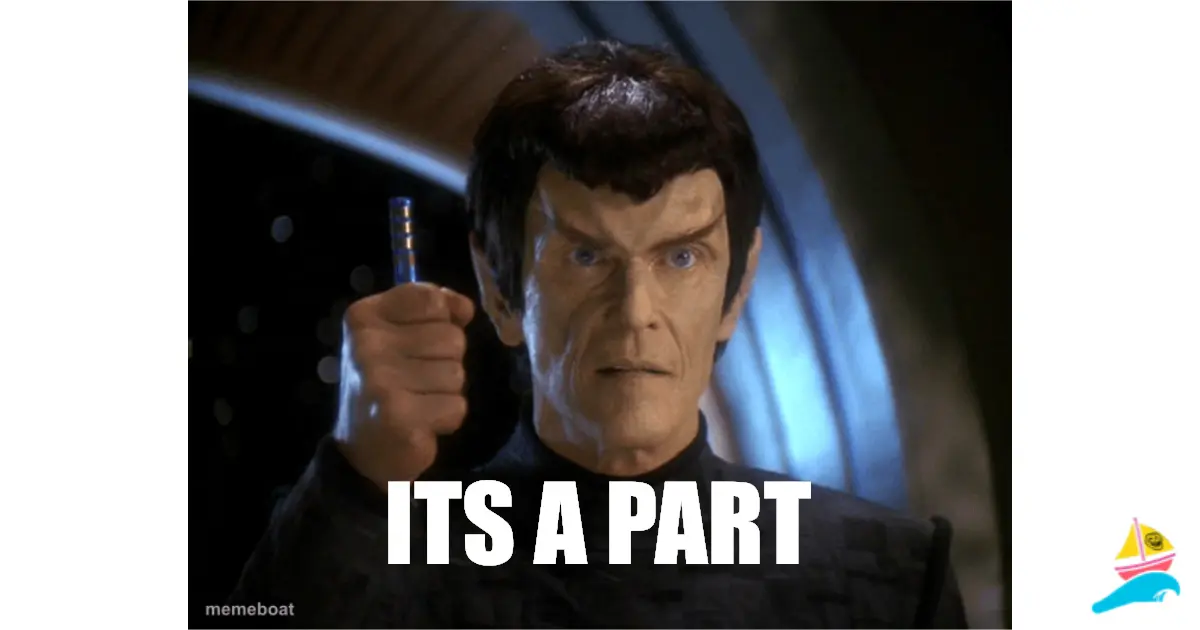 its a part