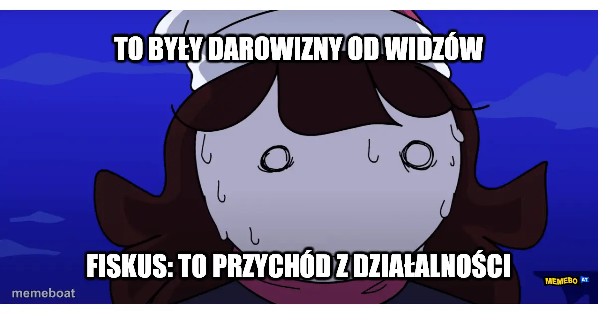 Jaiden sweating nervously meme created by the community