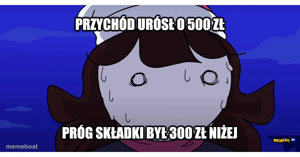 Jaiden sweating nervously meme created by the community