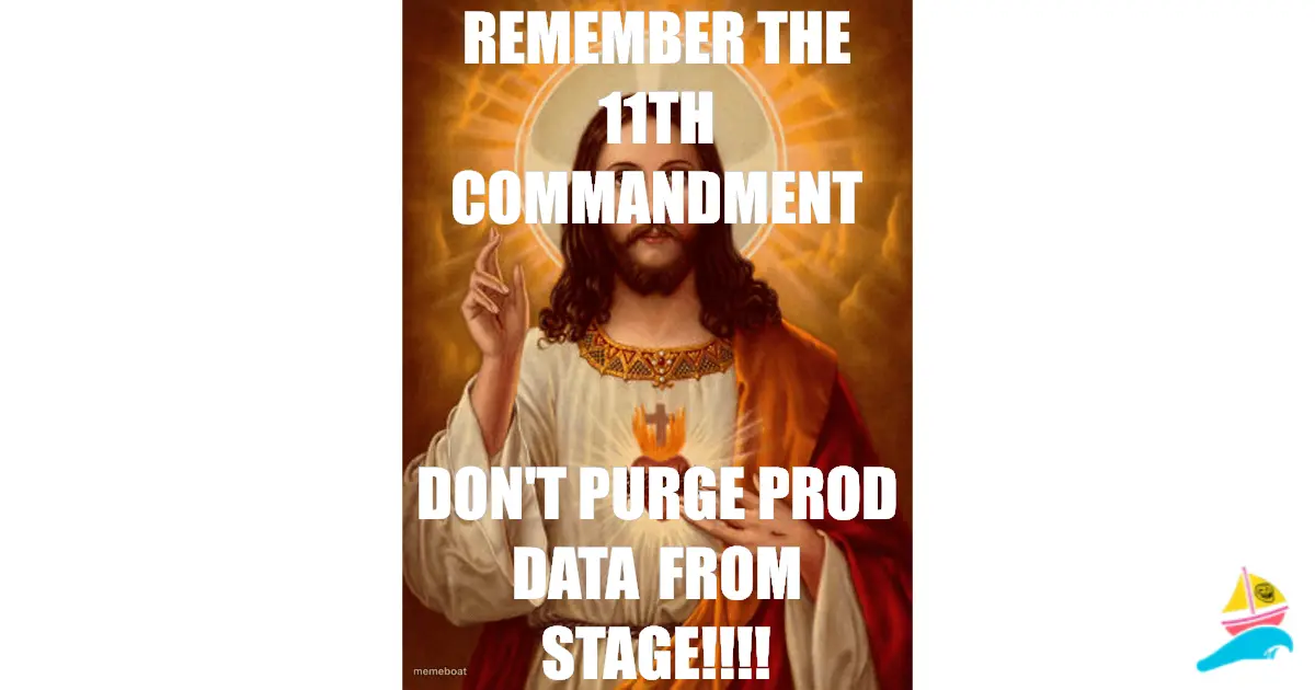 Remember the 11th commandment