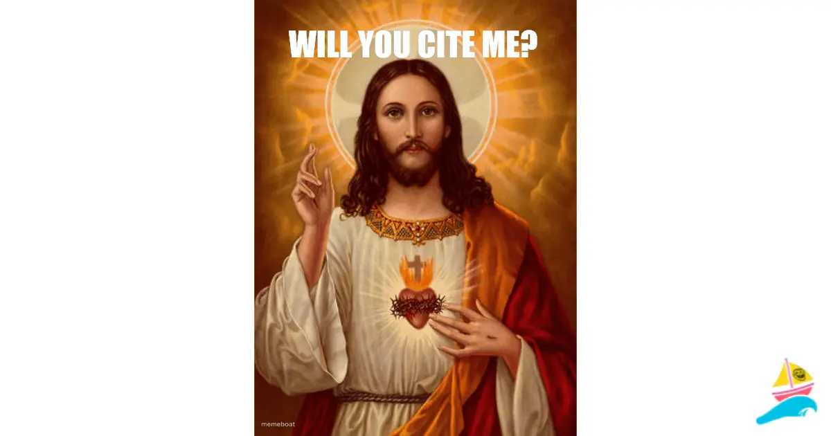 will you cite me?