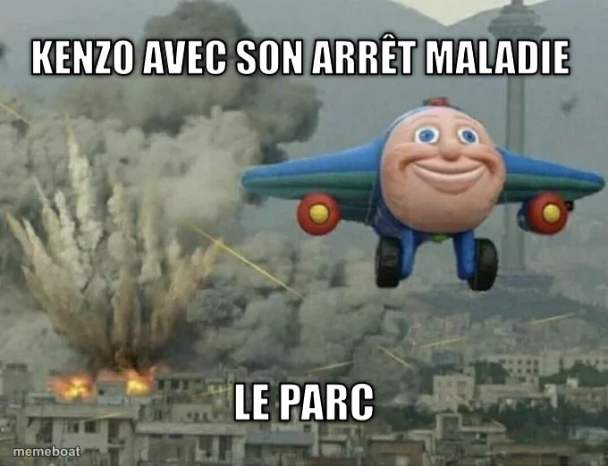 Jet Plane Flying From Explosion meme created by the community