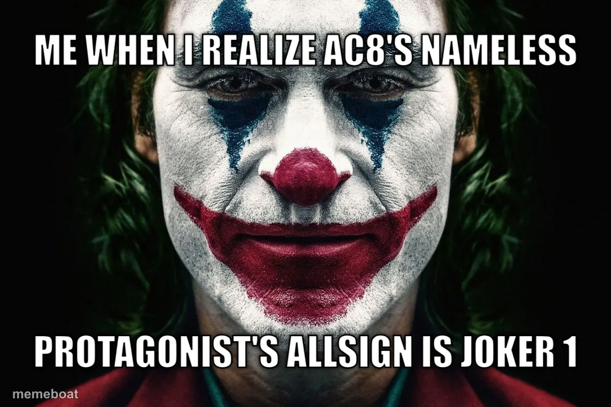 Joker Face Closeup meme created by the community