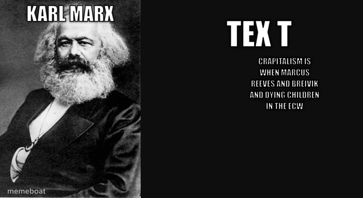 Karl Marx meme created by the community