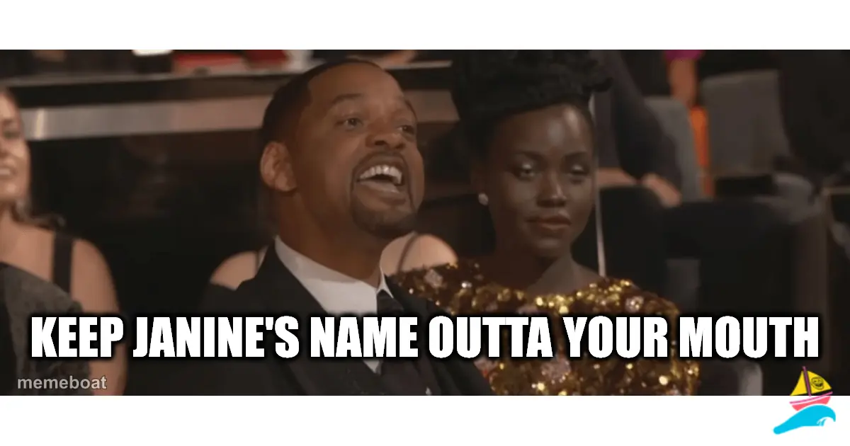 keep janine's name outta your mouth