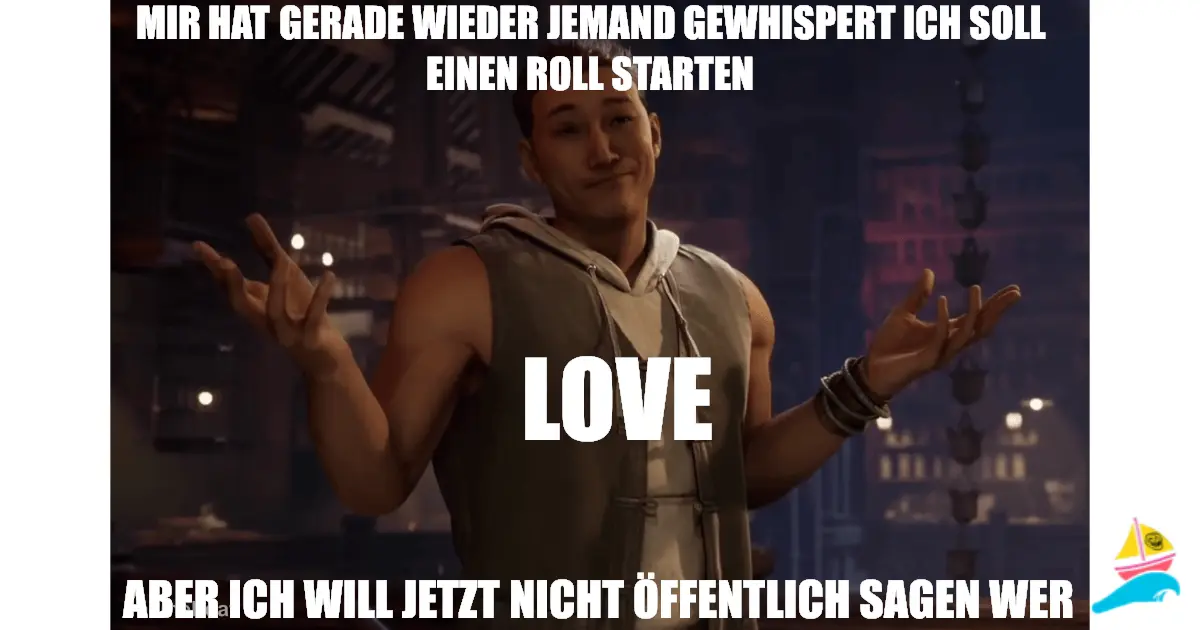 mir hat gerade wieder jemand gewhispert ich soll einen roll…