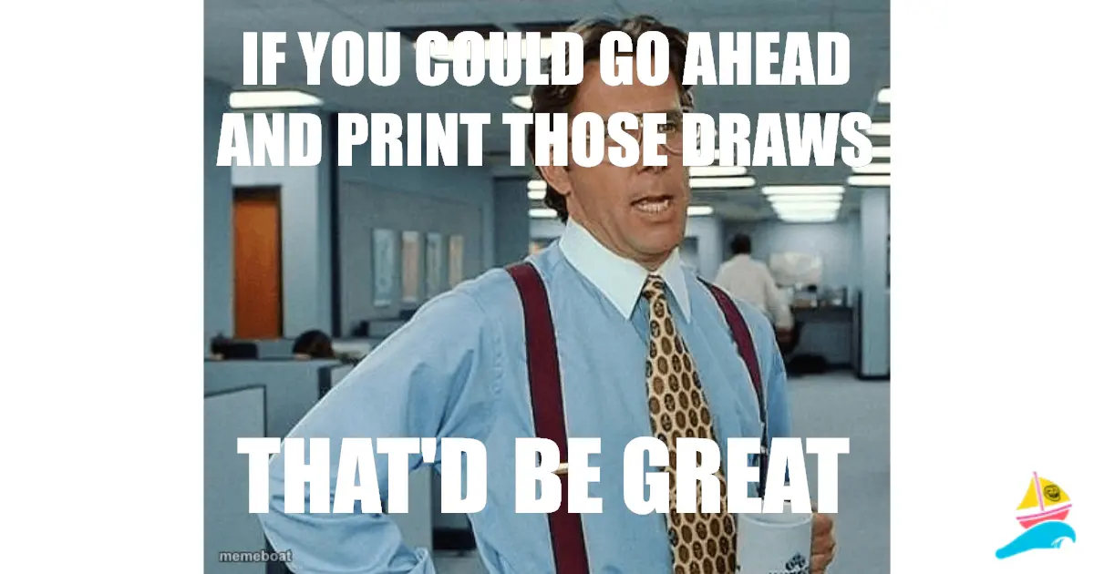 IF YOU COULD GO AHEAD AND PRINT THOSE DRAWS