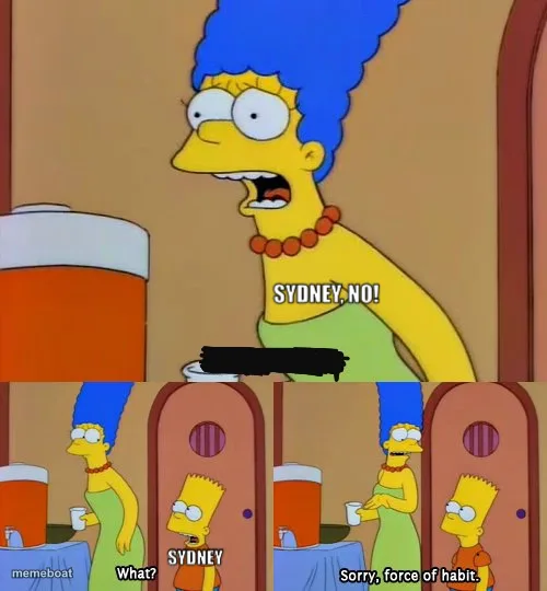 Sydney, no!