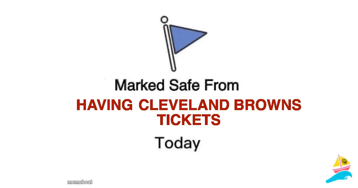 Having Cleveland Browns tickets