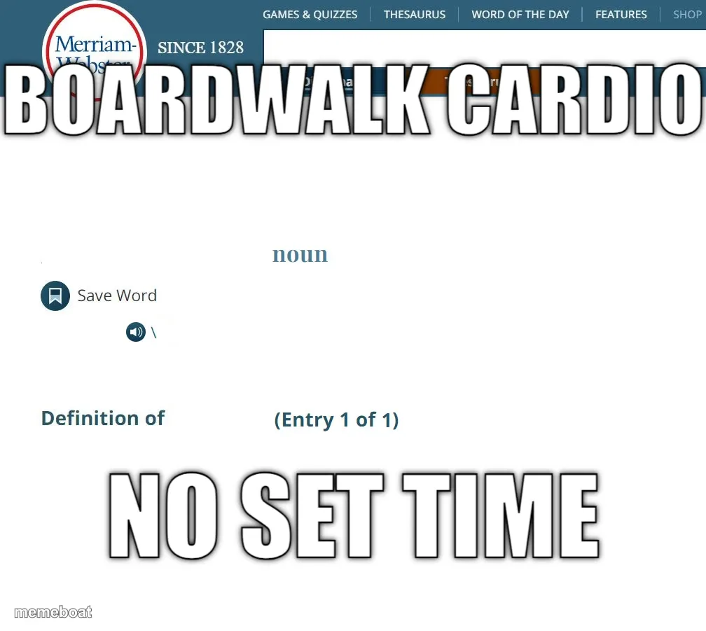 boardwalk cardio