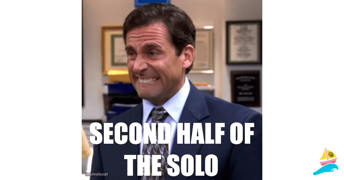 second half of the solo