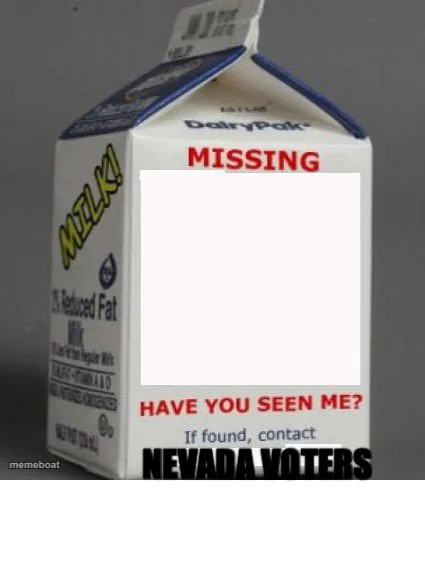 Milk carton meme created by the community