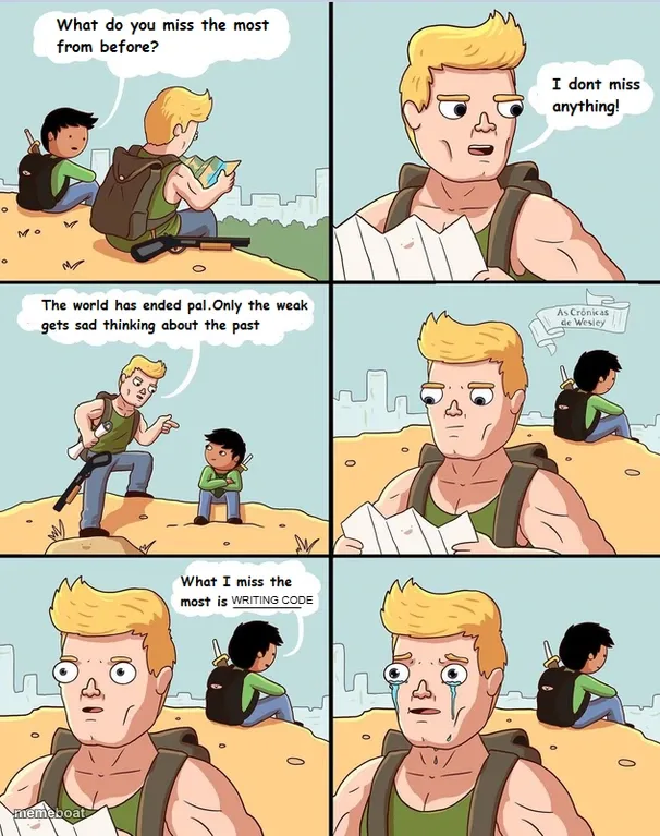 What I Miss Most Comic meme created by the community