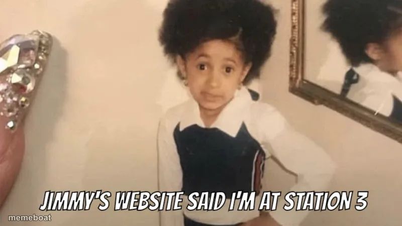 Jimmy's website said I'm at station 3