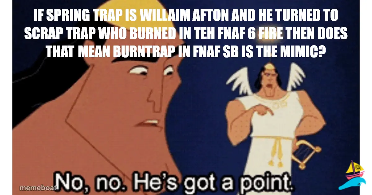 if spring trap is willaim afton and he turned to scrap trap…
