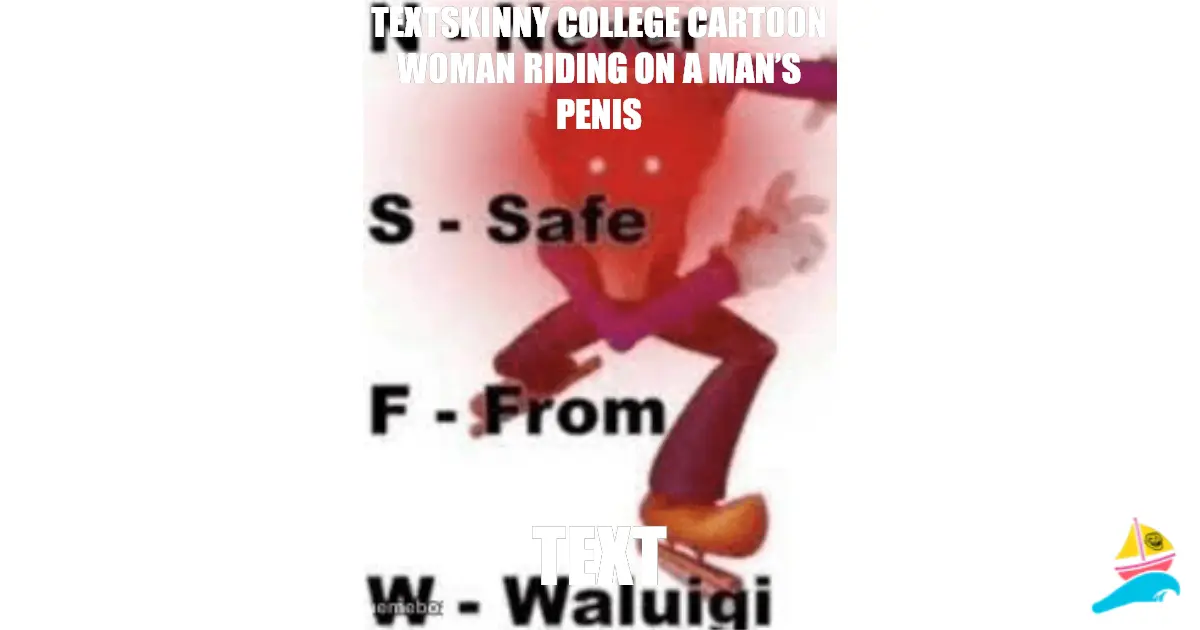 TEXTskinny college cartoon woman riding on a man’s penis