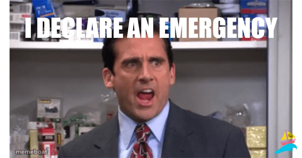 I declare an emergency