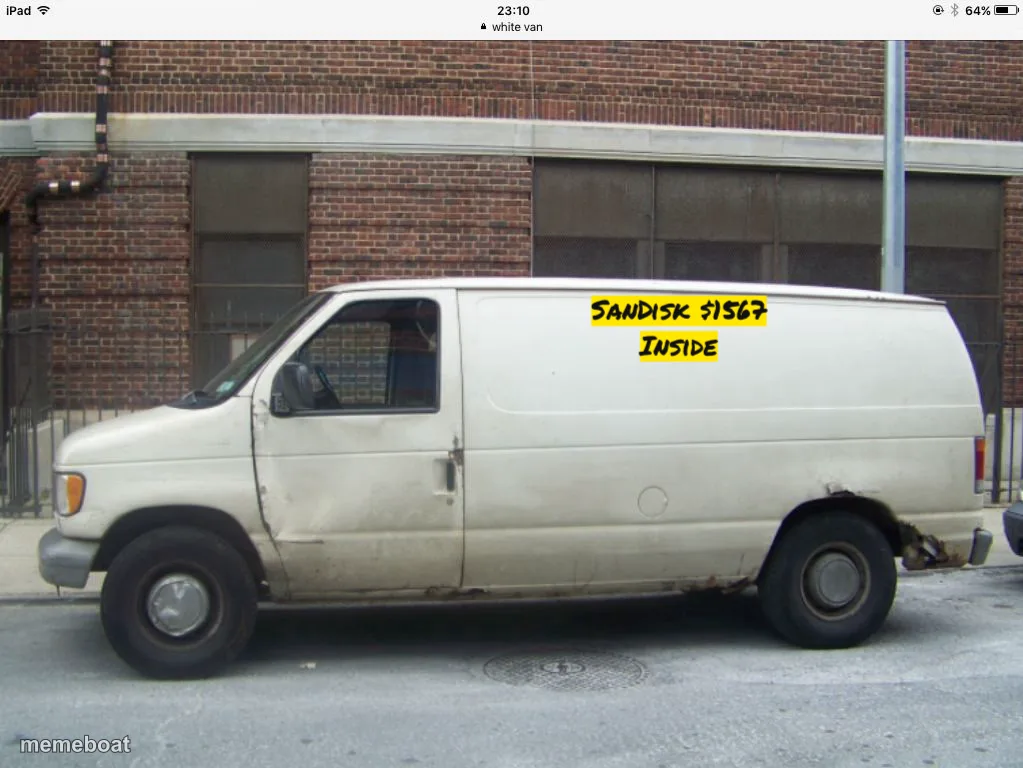 Old White Van meme created by the community