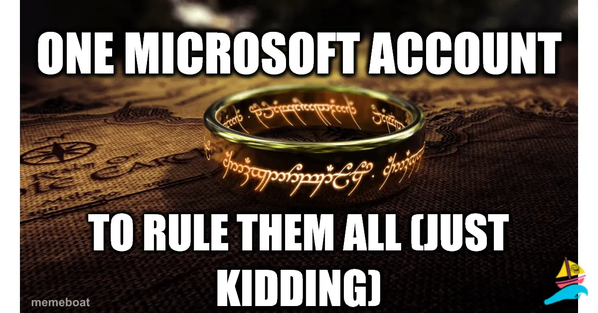 ONE MICROSOFT ACCOUNT