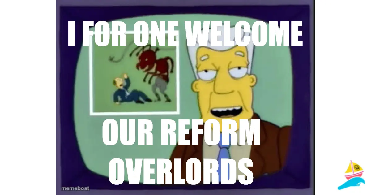 I for one welcome