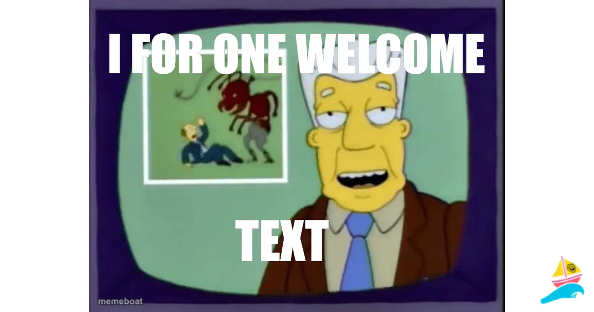 I for one welcome
