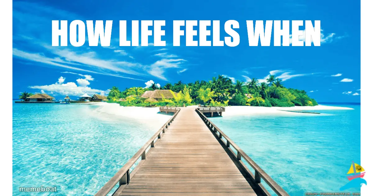 How life feels when