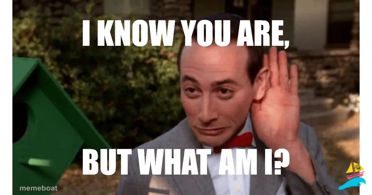 I know you are,