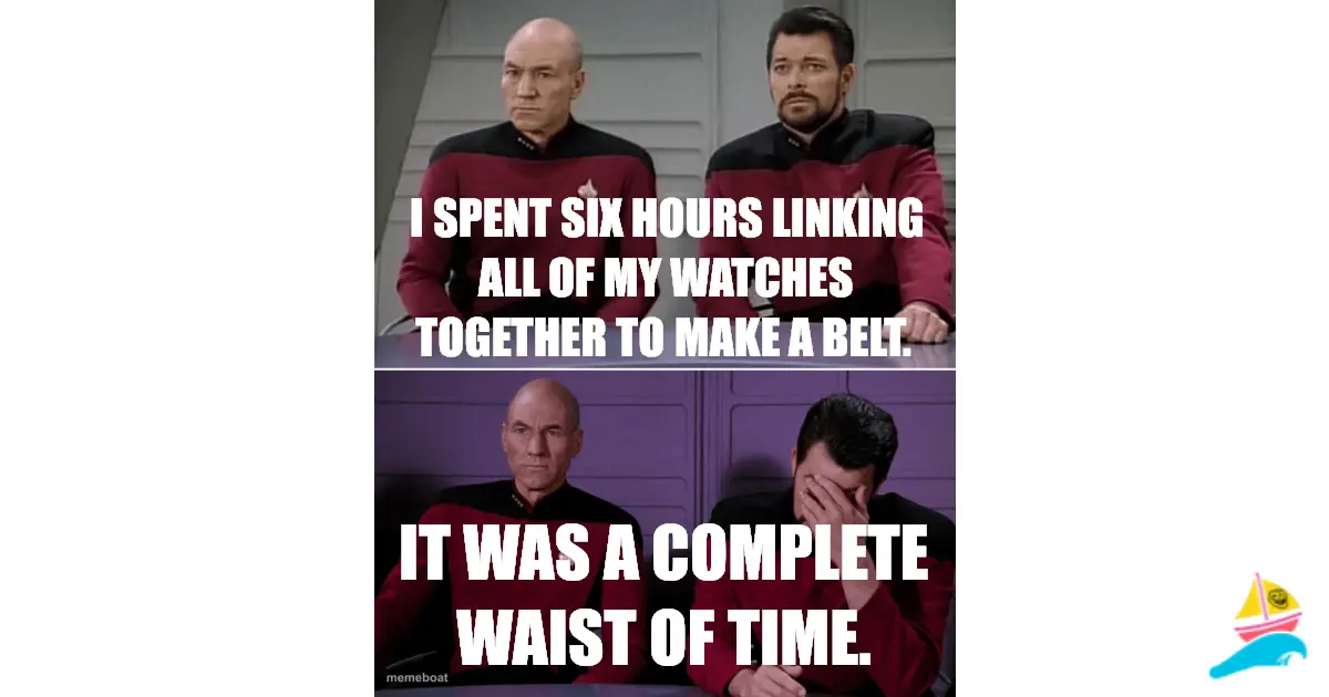 I spent six hours linking all of my watches together to mak…