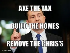 Pierre Poilievre is insane meme created by the community